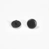 Bouchon Capuchon Obturateur Plastique Rond NOIR pour Trou Alésage Diamètre 3 mm - cache vis-finition - ajile