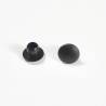 Bouchon Capuchon Obturateur Plastique Rond NOIR pour Trou Alésage Diamètre 6 mm - cache vis-finition - ajile