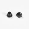 Round Plastic Hole Plug BLACK for 7 mm Diameter Hole - hole plug black - plugs & caps - screw-nut cap - ajile