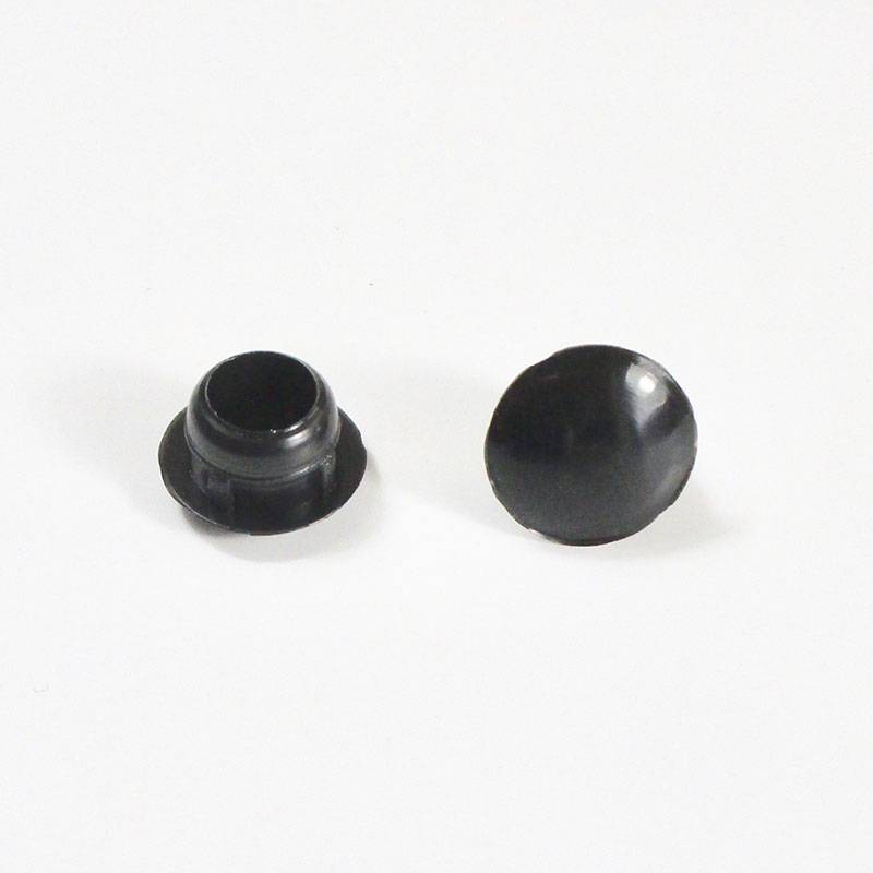 Bouchon Capuchon Obturateur Plastique Rond NOIR pour Trou Alésage Diamètre 10 mm - cache vis-finition - ajile