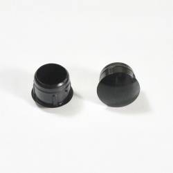Abdeckstopfen aus Kunststoff SCHWARZ für Bohr- und Montagelöchern mit 12 mm Durchmesser - Abdeckkappen - Schutzkappen - ajile