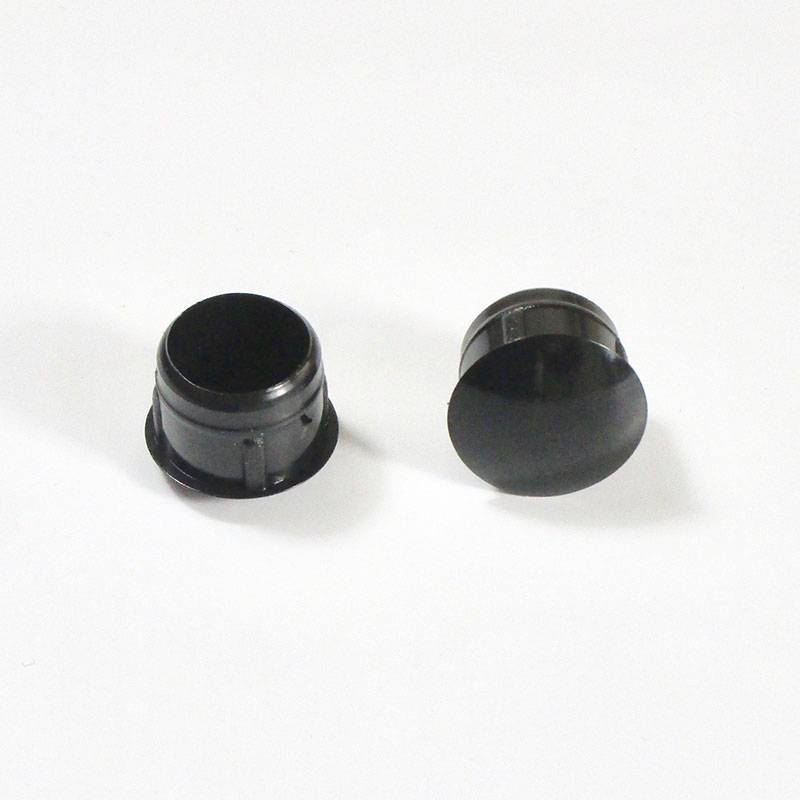 Tappo Copriforo di Plastica Tondo NERO per Buchi di Diametro 12 mm - tappi copriforo - coprivote-copridado - ajile
