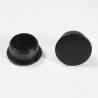 Tappo Copriforo di Plastica Tondo NERO per Buchi di Diametro 17 mm - tappi copriforo - coprivote-copridado - ajile