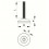 M10 x 80 mm Nivellierfuss 38mm Diam - Gewinde: Stahl verzinkt, Fuss: Kunststoff