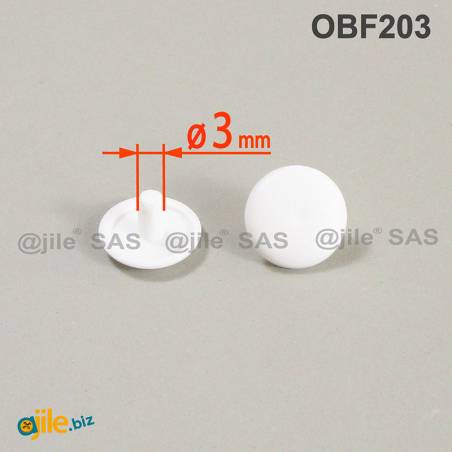 120 Tappi Copriforo Per Mobili - 8 Misure Da 6 A 25mm In Nylon