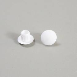 Round Plastic Hole Plug WHITE for 6 mm Diameter Hole - Ajile 2