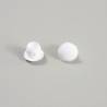 Tappo Copriforo di Plastica Tondo BIANCO per Buchi di Diametro 7 mm - tappi copriforo - coprivote-copridado - ajile