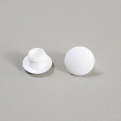 Round Plastic Hole Plug WHITE for 8 mm Diameter Hole - Ajile 2