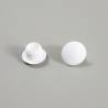 Tappo Copriforo di Plastica Tondo BIANCO per Buchi di Diametro 9 mm - tappi copriforo - coprivote-copridado - ajile