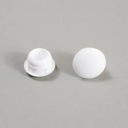 Round Plastic Hole Plug WHITE for 10 mm Diameter Hole - Ajile 2