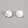 Round Plastic Hole Plug WHITE for 10 mm Diameter Hole - hole plug white - plugs & caps - screw-nut cap - ajile