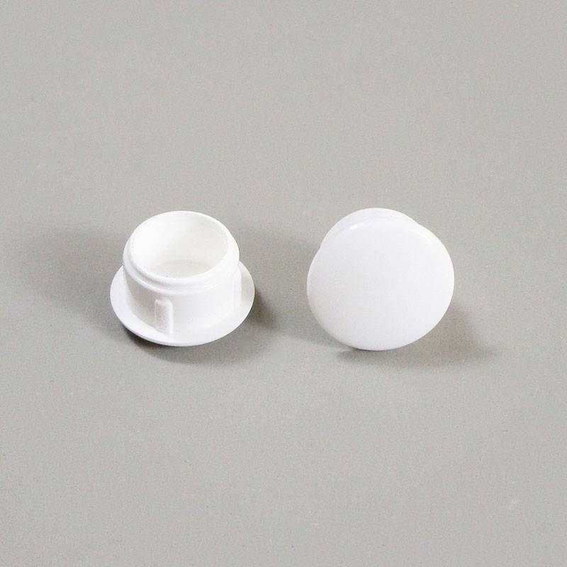Bouchon Capuchon Obturateur Plastique Rond BLANC pour Trou Alésage Diamètre 11 mm - cache vis-finition - ajile