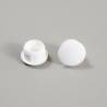 Round Plastic Hole Plug WHITE for 11 mm Diameter Hole - hole plug white - plugs & caps - screw-nut cap - ajile