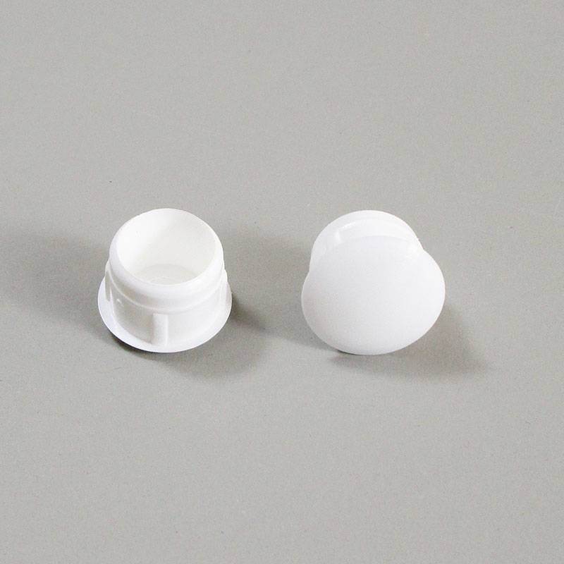 Bouchon Capuchon Obturateur Plastique Rond BLANC pour Trou Alésage Diamètre 12 mm - cache vis-finition - ajile