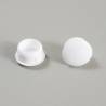 Round Plastic Hole Plug WHITE for 13 mm Diameter Hole - hole plug white - plugs & caps - screw-nut cap - ajile