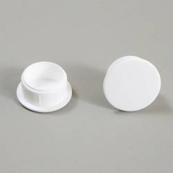 Round Plastic Hole Plug WHITE for 17 mm Diameter Hole - Ajile 2