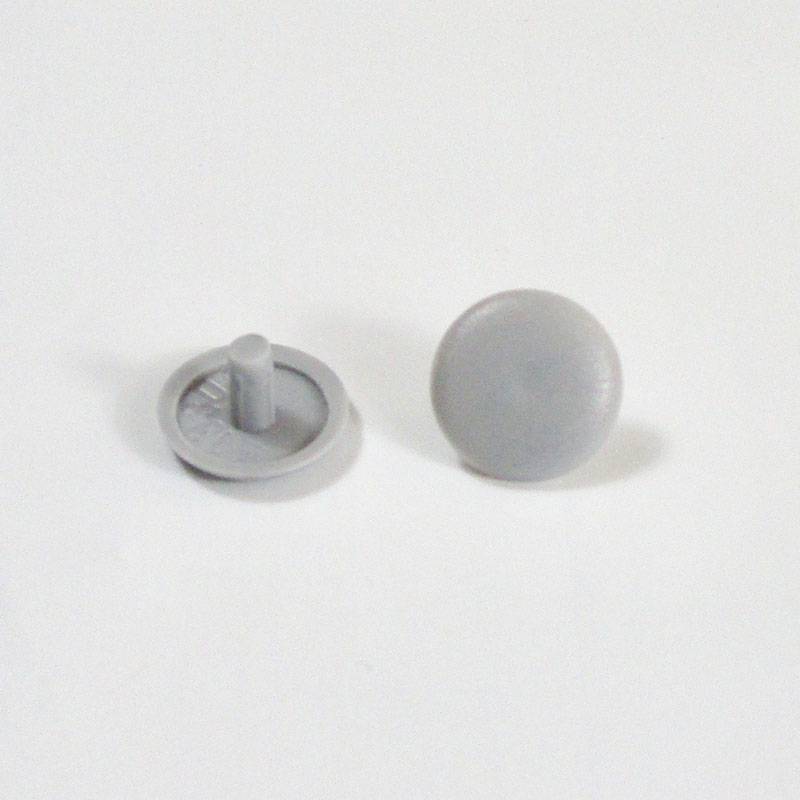 Bouchon Capuchon Obturateur Plastique Rond GRIS pour Trou Alésage Diamètre 3 mm - cache-obturateur - cache vis-finition - ajile