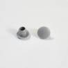 Bouchon Capuchon Obturateur Plastique Rond GRIS pour Trou Alésage Diamètre 6 mm - cache-obturateur - cache vis-finition - ajile