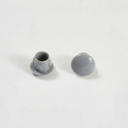 Tappo Copriforo di Plastica Tondo GRIGIO per Buchi di Diametro 7 mm - Ajile 2