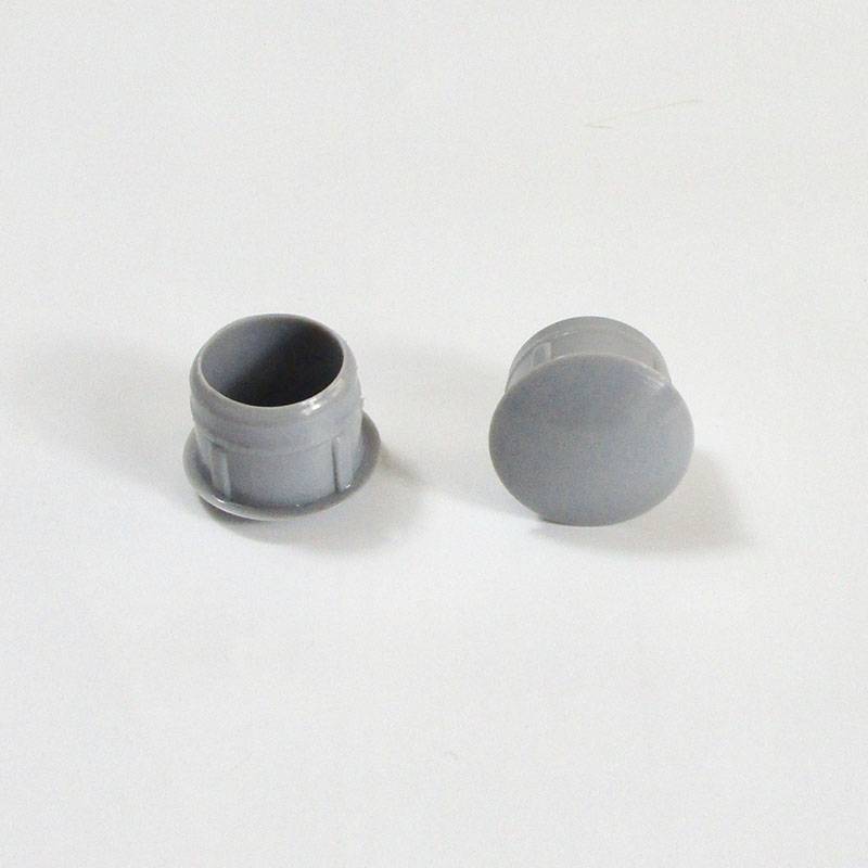 Tappo Copriforo di Plastica Tondo GRIGIO per Buchi di Diametro 12 mm - tappi copriforo - coprivote-copridado - ajile