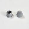 Round Plastic Hole Plug GREY for 12 mm Diameter Hole - hole plug grey - plugs & caps - screw-nut cap - ajile