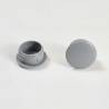 Bouchon Capuchon Obturateur Plastique Rond GRIS pour Trou Alésage Diamètre 15 mm - cache-obturateur - cache vis-finition - ajile