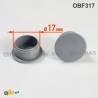Tappo Copriforo di Plastica Tondo GRIGIO per Buchi di Diametro 17 mm - tappi copriforo - coprivote-copridado - ajile