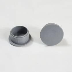 Tappo Copriforo di Plastica Tondo GRIGIO per Buchi di Diametro 17 mm - Ajile 2