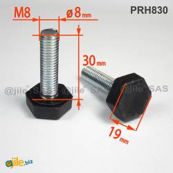 Adjustable Foot with 19 mm...