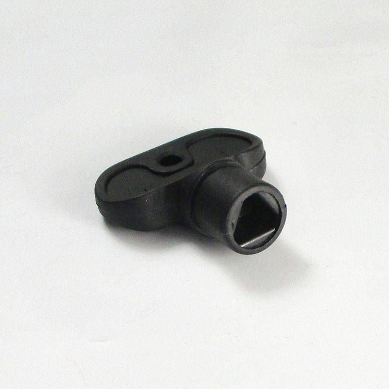 Chiave in Plastica Triangolare 7 e 8 mm NERA per Quadri Elettrici con Serratura a 1/4 di Giro o Doppia Barra - ajile