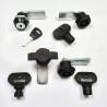 Polyamide Plastic Panel Key BLACK for 7 and 8 mm 1/4 Turn Triangle Lock Latch - door accessories - hook-framing - ajile