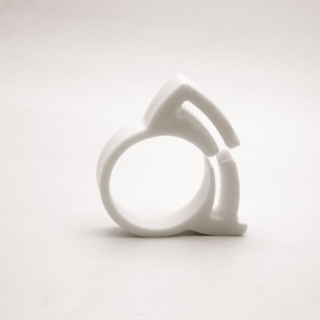 Diam. 22 to 25 mm Plastic hose clamp - WHITE - Ajile Diam. 22 to 25 mm Plastic hose clamp - WHITE - Ajile