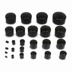 Thermoplastic Rubber Bush Ferrule BLACK for 12 mm Diameter Tube - Ajile 3