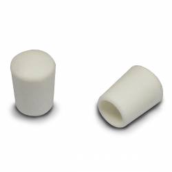 Thermoplastische Kunststoff Fußkappe aus Elastischem WEISSEM Gummi für Rohrfüße - Rohrdurchmesser 3 mm - Ajile 2