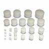 Embout Enveloppant Caoutchouc Thermoplastique Flexible BLANC pour Tube de Diamètre 10 mm