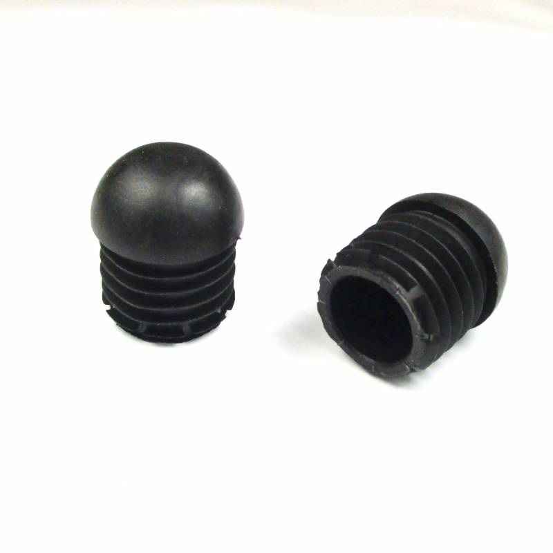 Inserto Antiscivolo Rotondo Semisferico NERO 30 mm