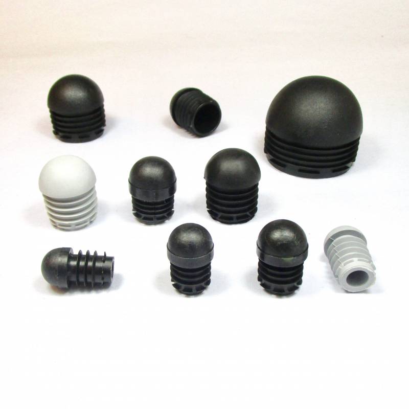 Round Reinforced Semispherical Insert BLACK 20 mm diameter