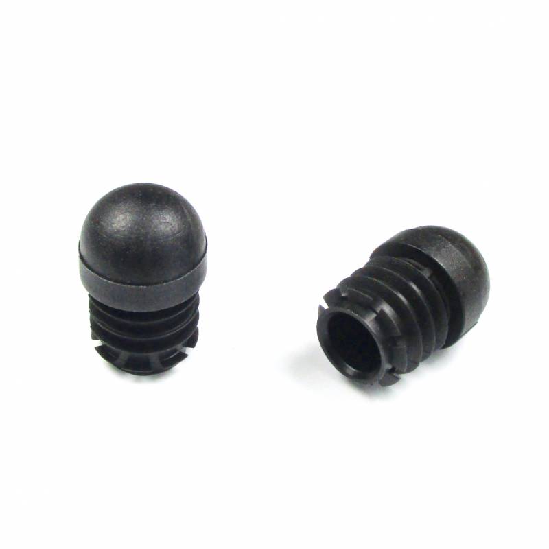 Inserto Rotondo Semisferico Rinforzato NERO diametro 20 mm