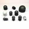 Round Reinforced Semispherical Insert BLACK 22 mm diameter