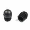 Round Reinforced Semispherical Insert BLACK 25 mm diameter