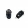 Round Finishing Semispherical Ribbed Insert BLACK diameter 18 mm