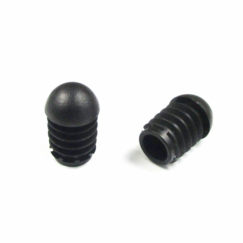 Inserto Rotondo Semisferico di Finitura NERO diametro 20 mm