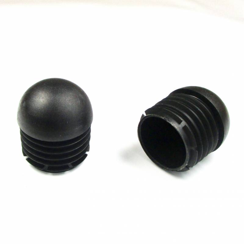 Round Finishing Semispherical Ribbed Insert BLACK diameter 35 mm