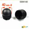 Round Finishing Semispherical Ribbed Insert BLACK diameter 40 mm