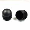 Round Finishing Semispherical Ribbed Insert BLACK diameter 40 mm