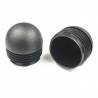 Round Finishing Semispherical Ribbed Insert BLACK diameter 60 mm