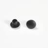 Round Plastic Hole Plug BLACK for 4 mm Diameter Hole
