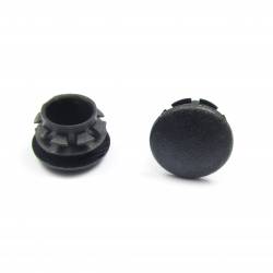 Plastic sealing hole plug BLACK for sealing 11.5 - 14 mm diameter hole, with a 16 mm diameter head - Ajile 2