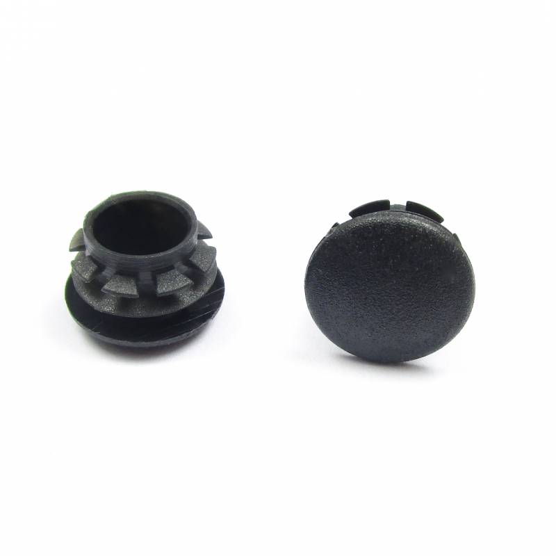 Tappo copriforo di plastica NERO per tappare un foro di diametro 11,5 - 14 mm e diametro della copertura della testa 16 mm