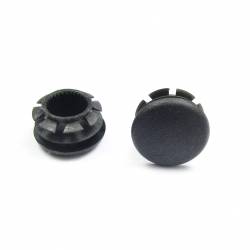 Plastic sealing hole plug BLACK for sealing 13 - 16 mm diameter hole, with a 18 mm diameter head - Ajile 2